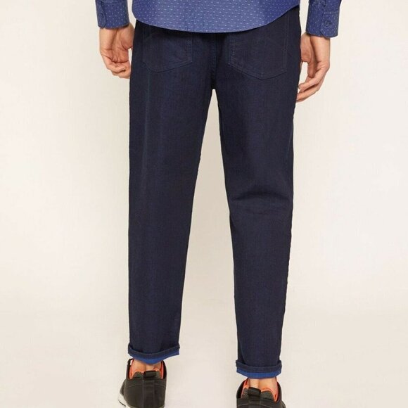 𝅺a/x Armani Exchange "Baggy" Dark Blue Jeans Sz 36 - Picture 12 of 12